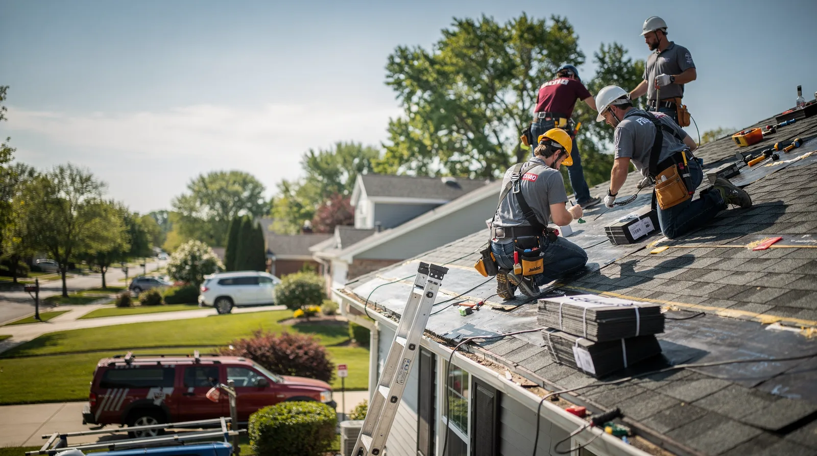 Roof Repair in Lisbon Falls, ME around you